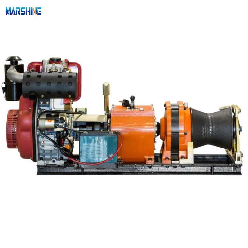Quel treuil à cabestan diesel de 50 kN convient aux travaux de chantier de 5 tonnes ?