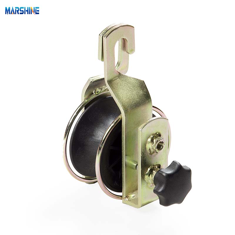 Taquet d'échelle de câble ST159 de roue de ficelle de fil de rainures de câble de 54mm