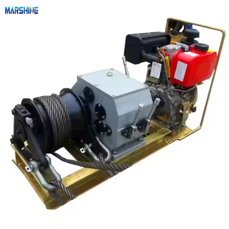 Diesel Diesel Core Grinding Cable Tiling Machine