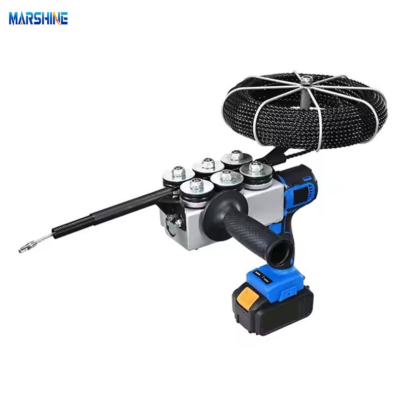 Conduit de câble sans fil alimenté par Li-Battery Rodder