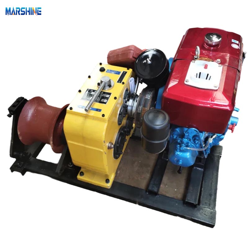 Câble diesel 3T / 5T léger Machine de treuil