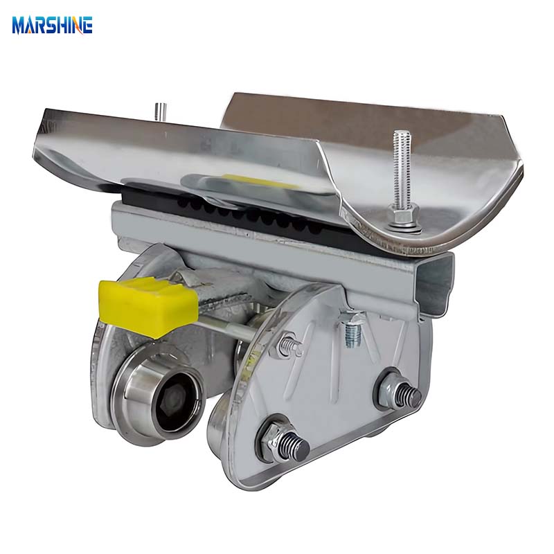 Bloc de cordage de câbles de poulie de suspension de poutre en I de rail de voie aérienne en C