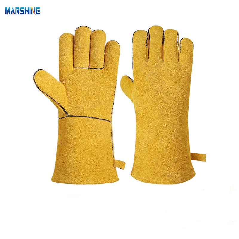 Cuir épaissi des gants en cuir thermique